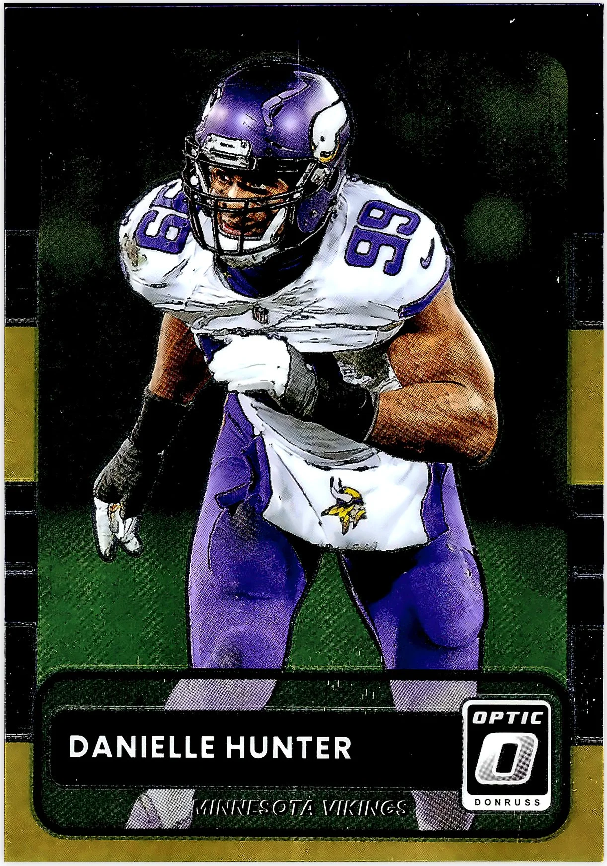 Danielle Hunter 2025 Donruss Optic #27 2015 Retro football card - Front