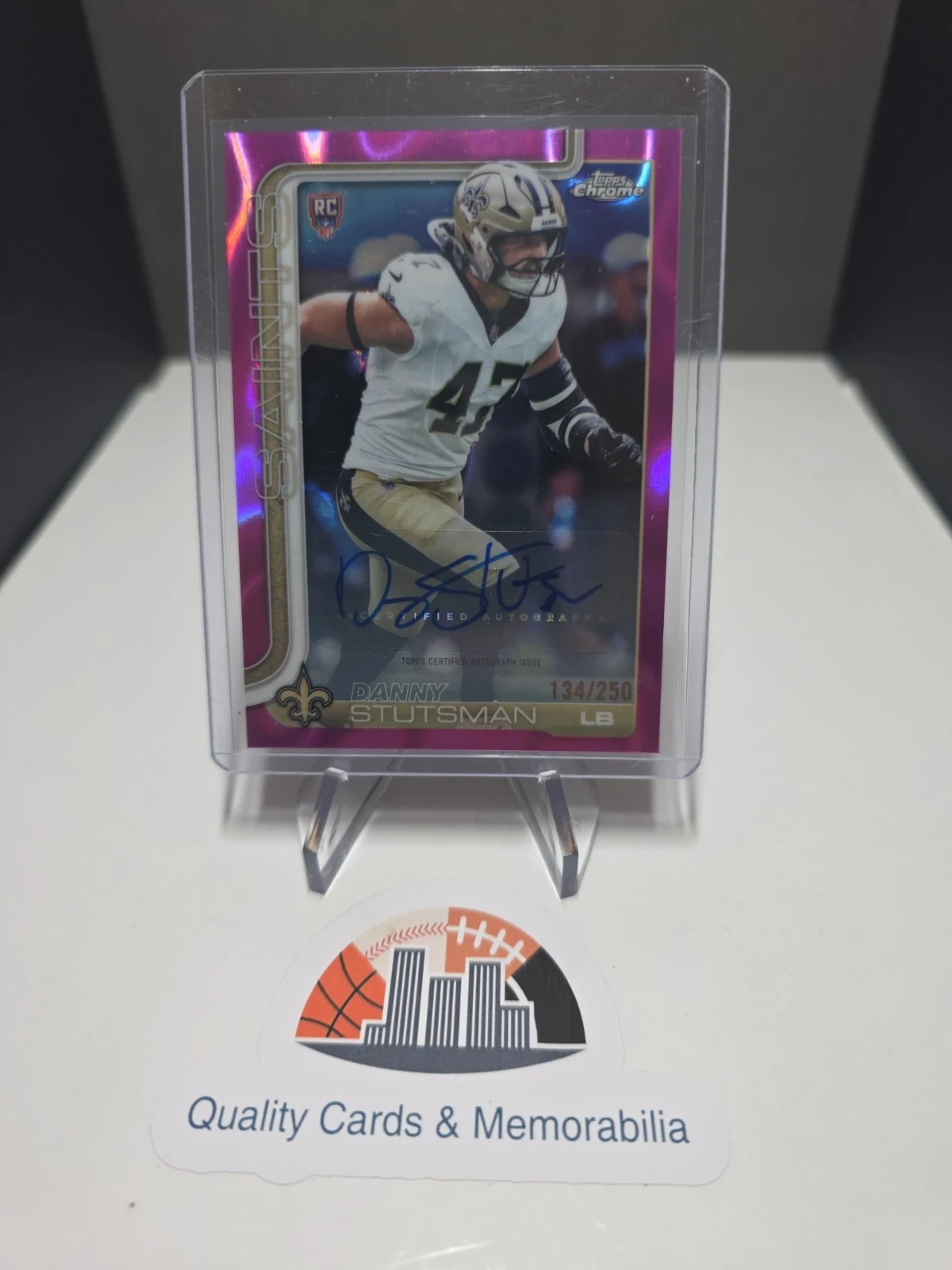 Danny Stutsman 2025 Topps Chrome Football card