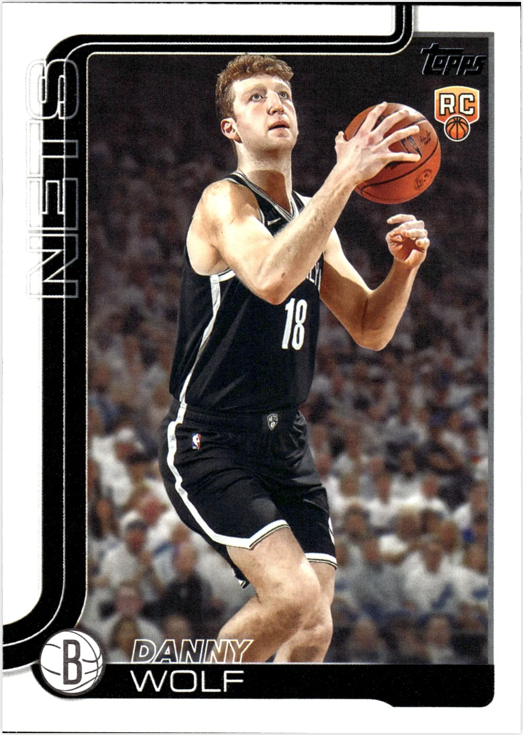 Danny Wolf 2025-26 Topps #227 basketball rookie card - Front
