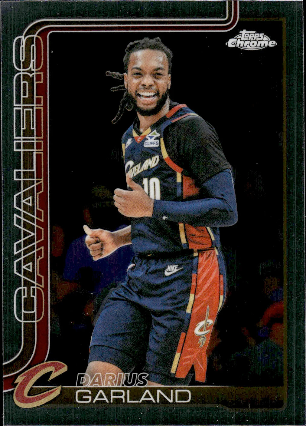 Darius Garland #32 2025 Topps Chrome Update Basketball basketball card - Front