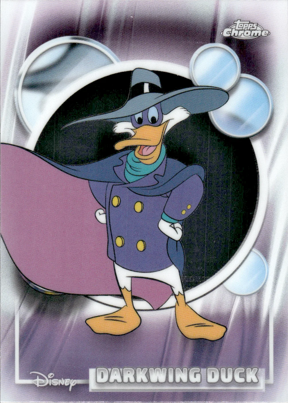Darkwing Duck #135 2026 Topps Chrome Disney trading card - Front