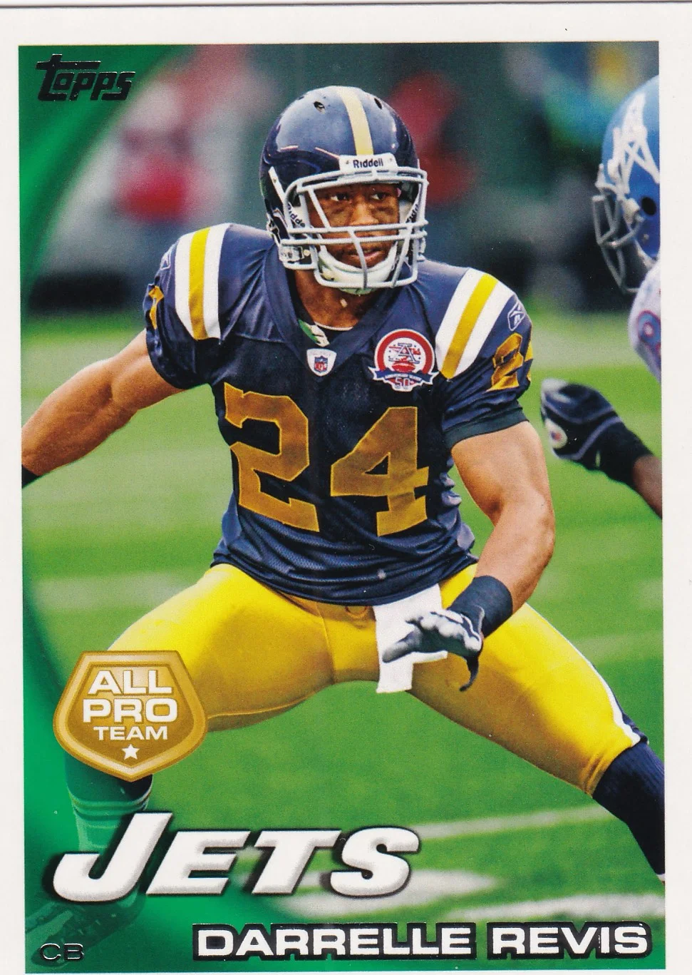Darrelle Revis 2010 Topps #401 football card - Front