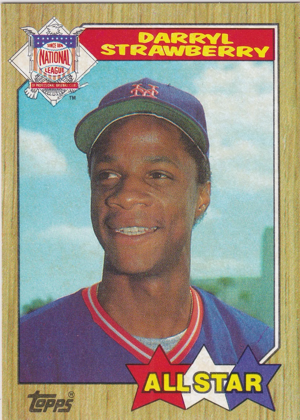 Darryl Strawberry 1987 Topps #601 baseball card - Front