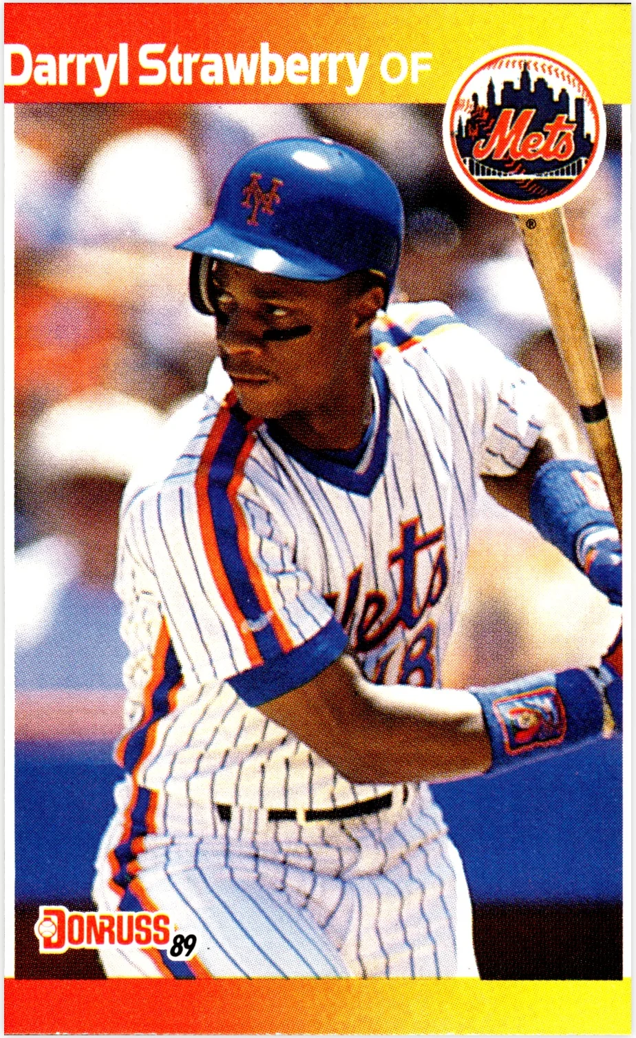 Darryl Strawberry 1989 Donruss #147d baseball card - Front