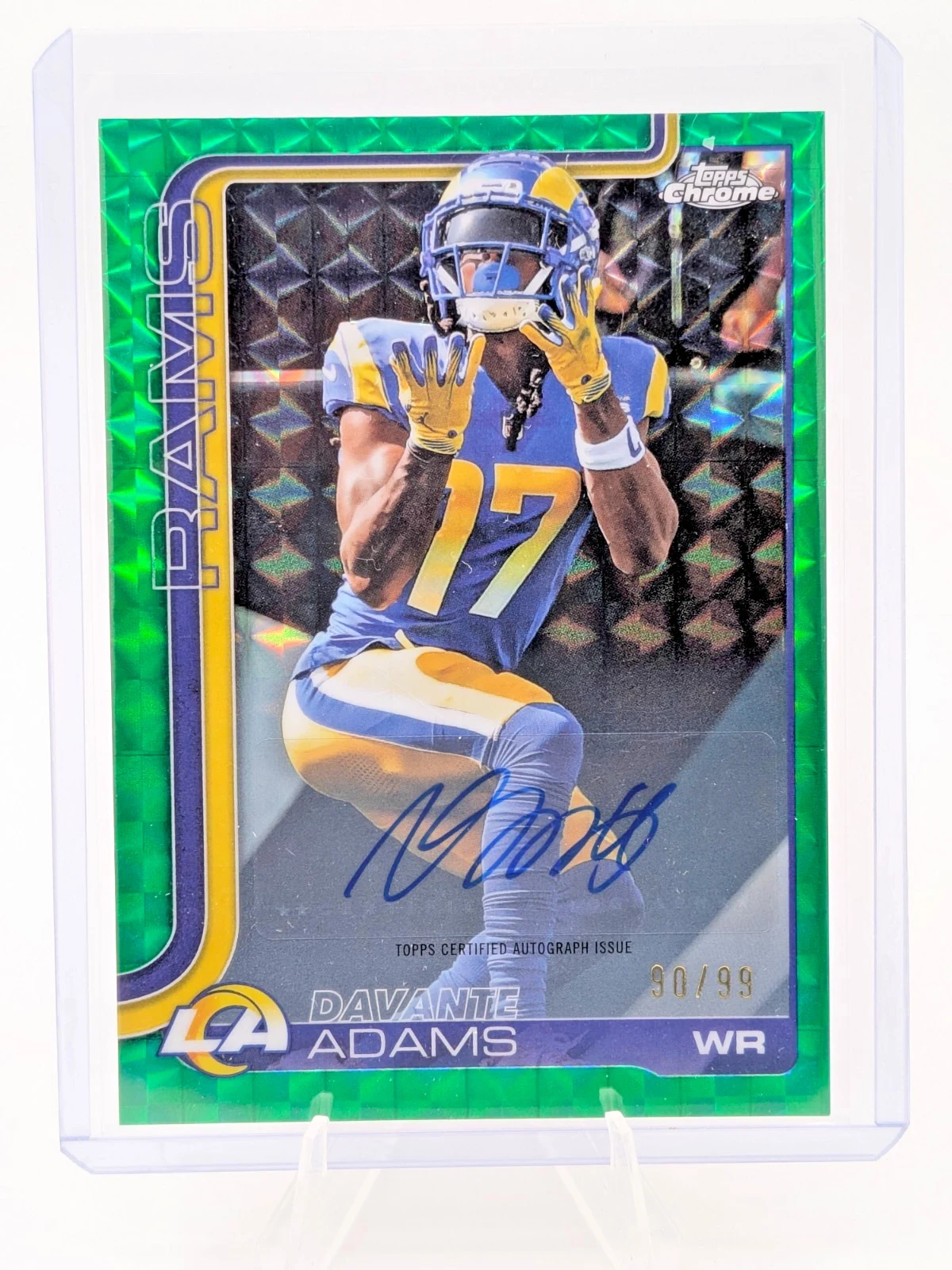 Davante Adams 2025 Topps Chrome Football card