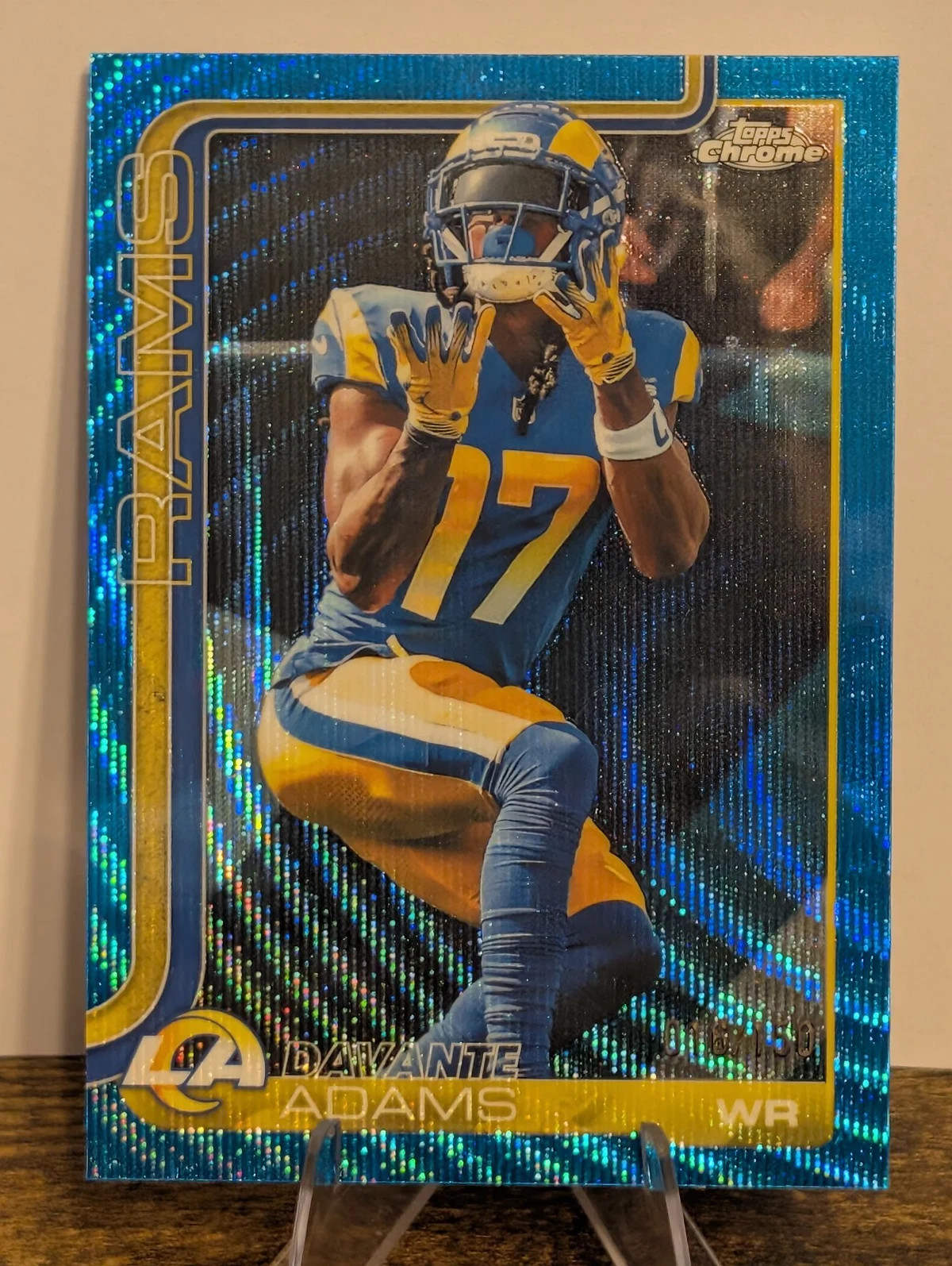 Davante Adams 2025 Topps Chrome Football card