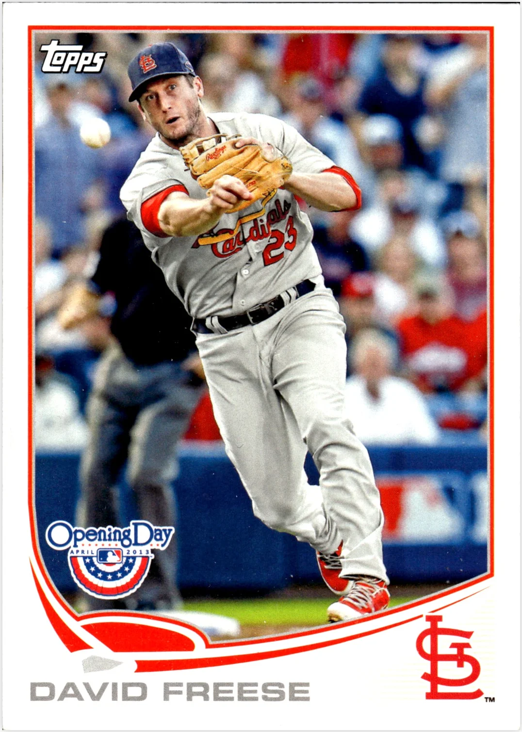 David Freese 2013 Topps Opening Day #132 baseball card - Front