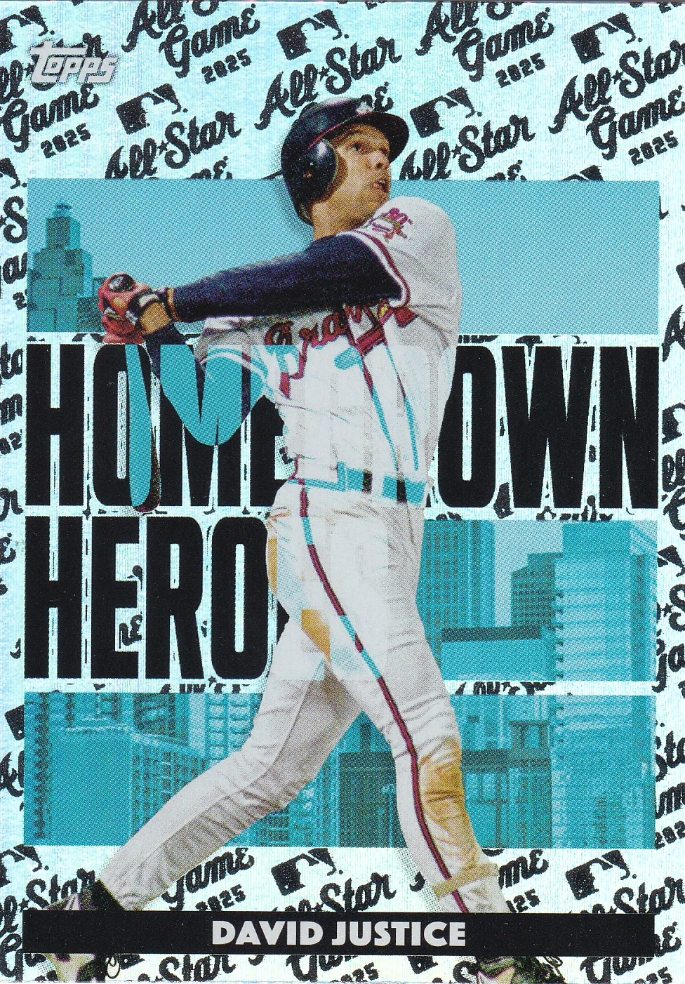 David Justice 2025 Topps All Star Game #HH-11 Homegrown Heroes baseball card - Front