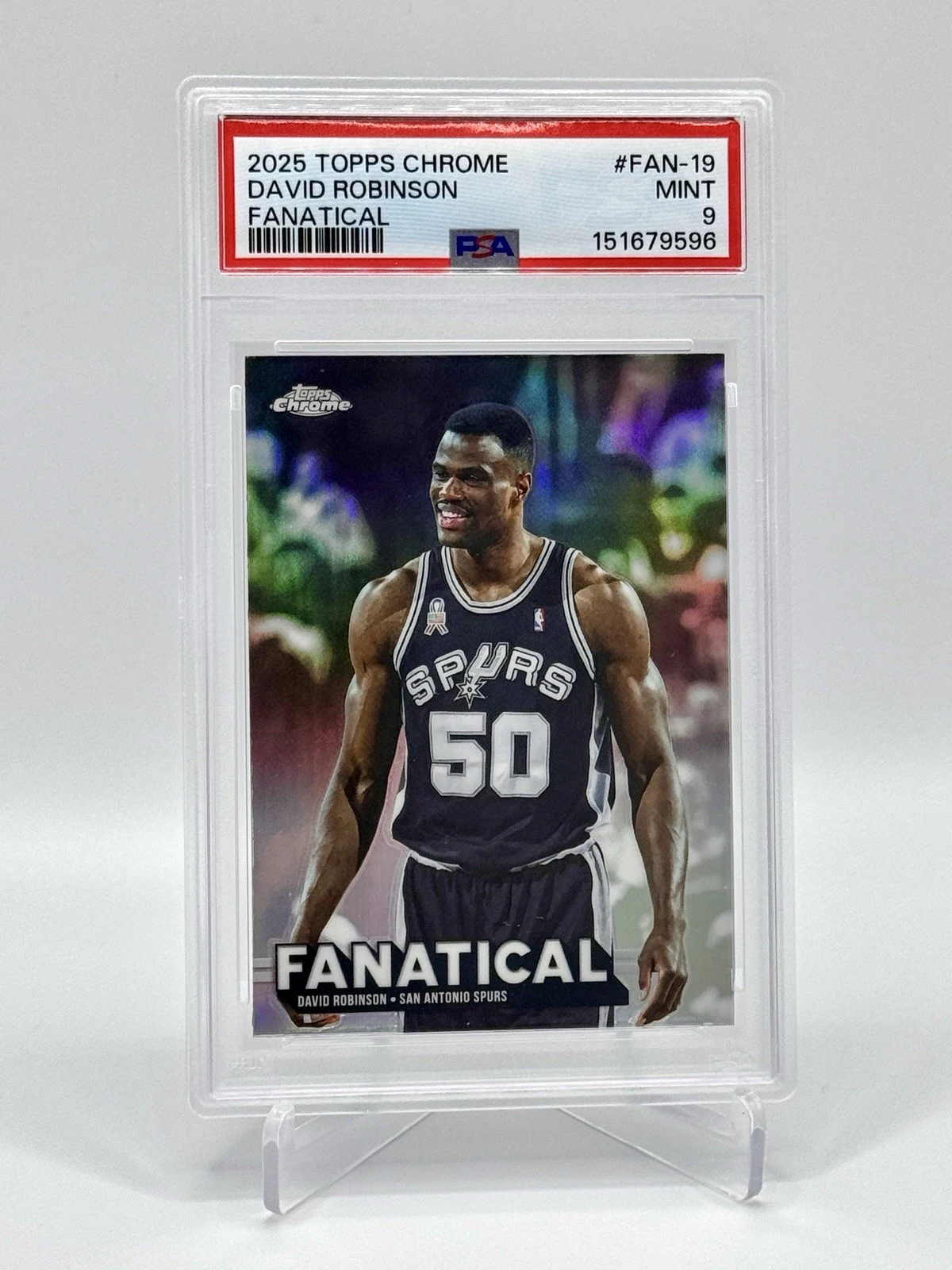 David Robinson 2025 Topps Chrome Basketball card