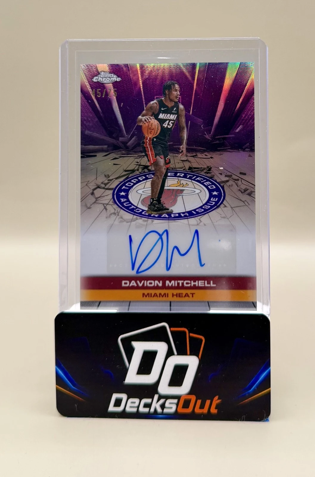 Davion Mitchell 2025 Topps Chrome Basketball card