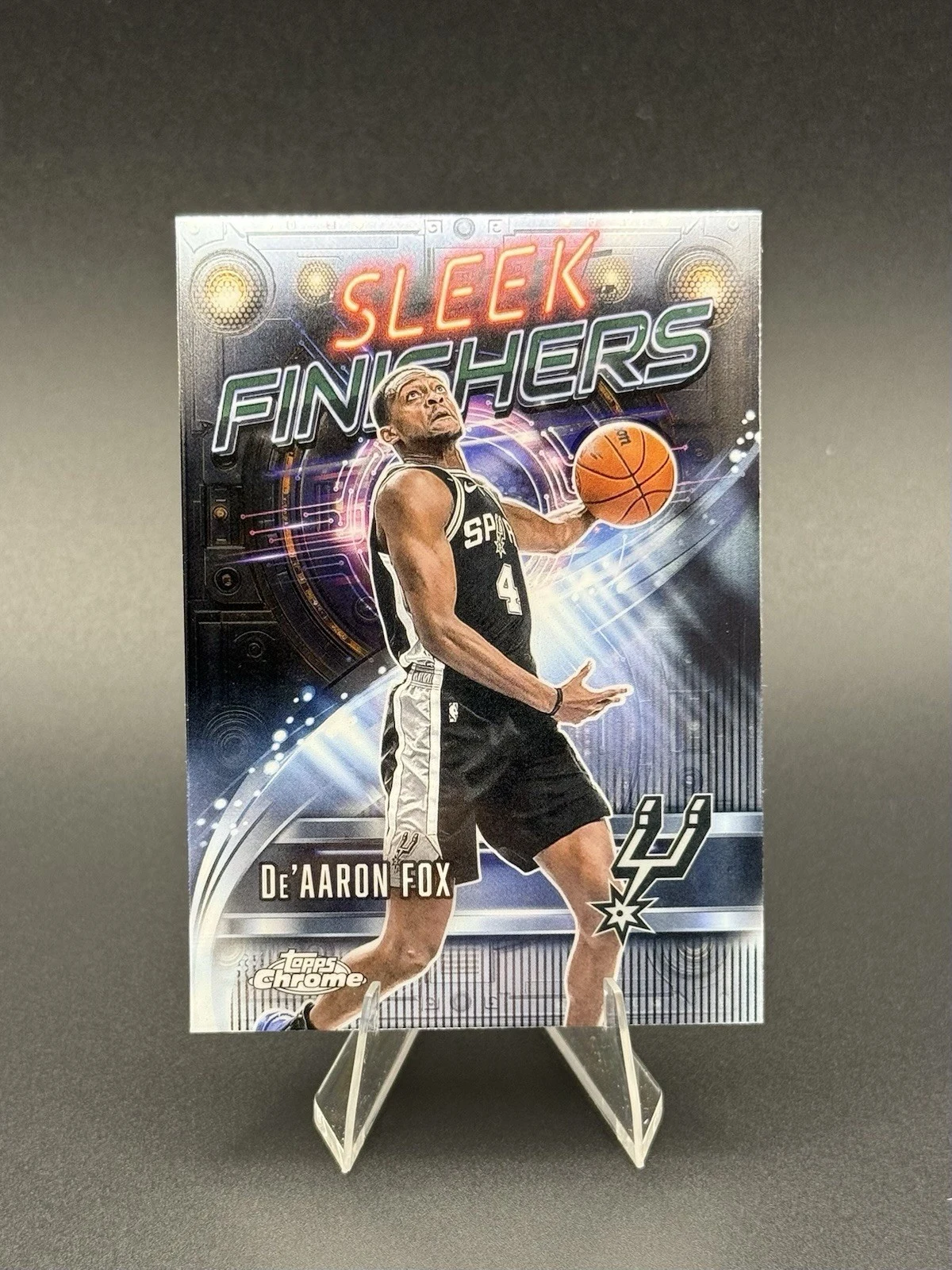 De'Aaron Fox 2025-26 Topps Chrome card