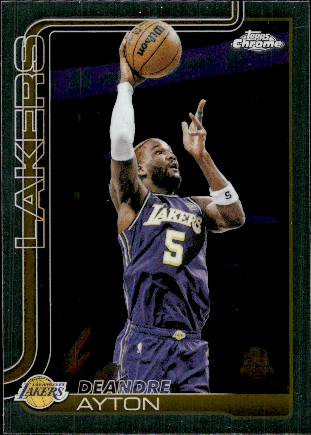 DeAndre Ayton #104 2025 Topps Chrome Update Basketball basketball card - Front