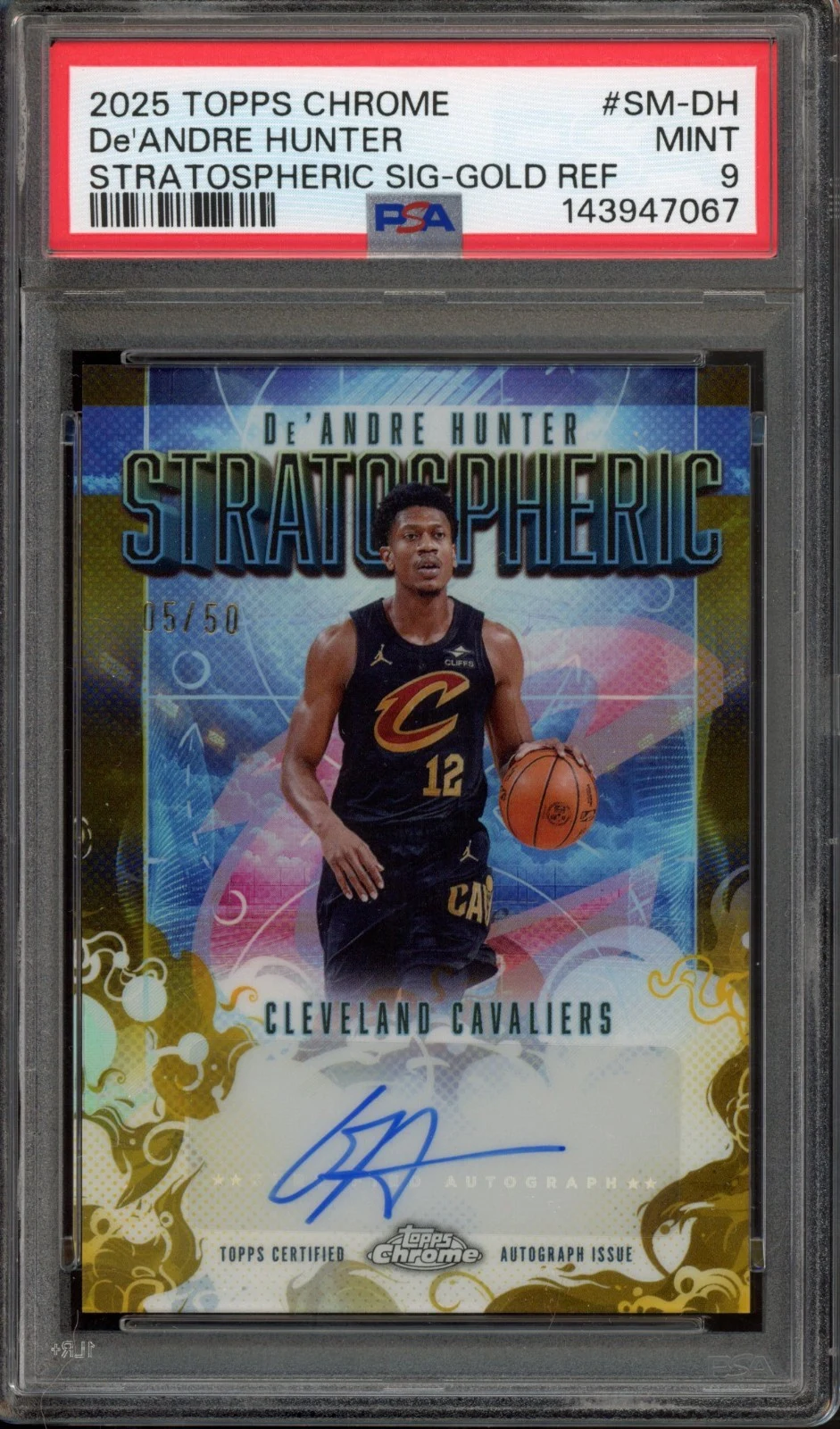 De'Andre Hunter 2025-26 Topps Chrome card