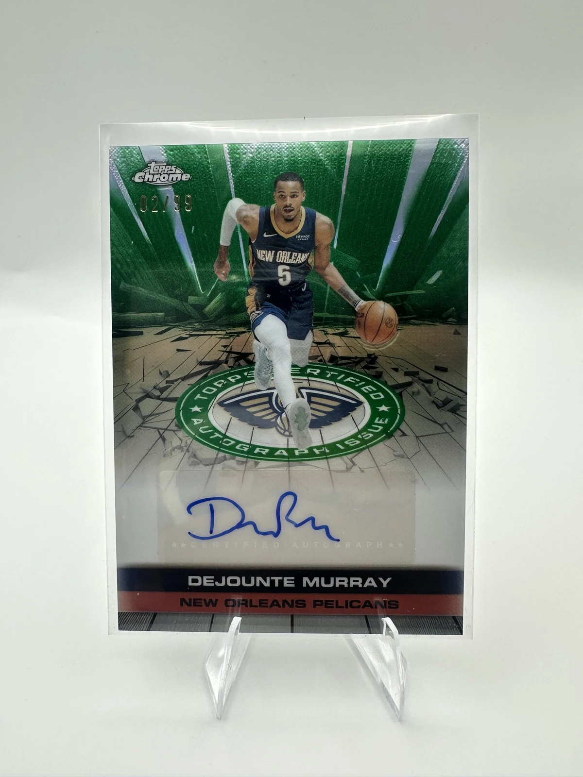 Dejounte Murray 2025-26 Topps Chrome card
