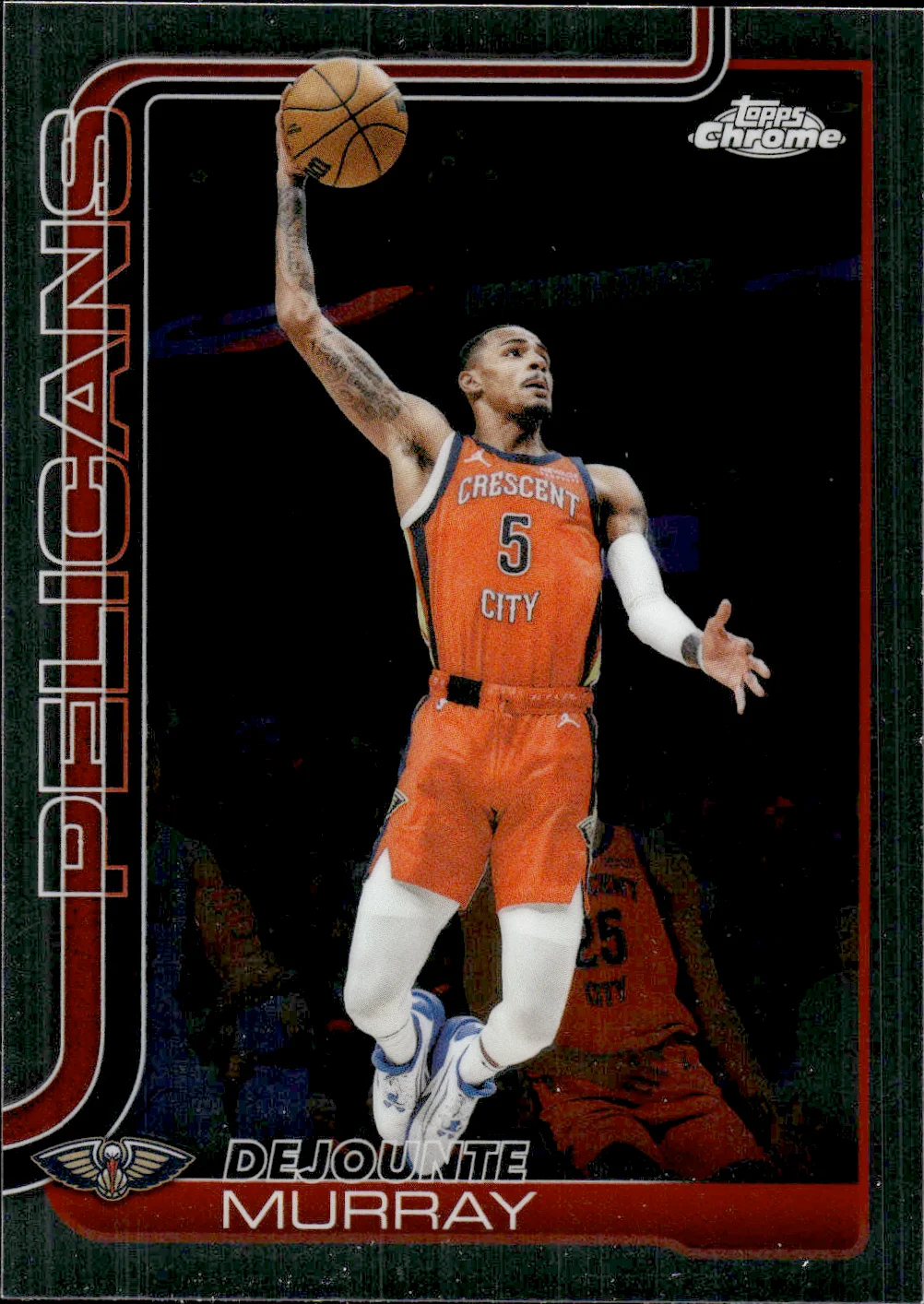 Dejounte Murray #89 2025 Topps Chrome Update Basketball basketball card - Front
