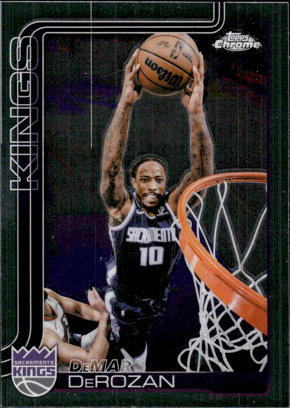 DeMar DeRozan #62 2025 Topps Chrome Update Basketball basketball card - Front