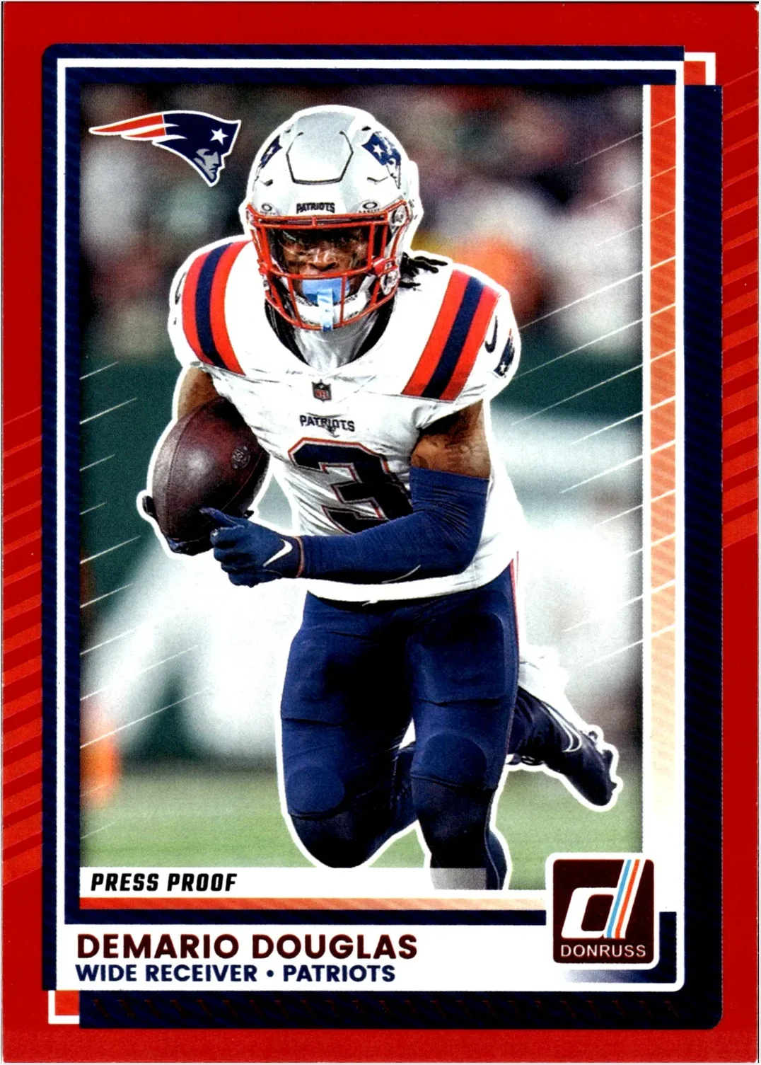 Demario Douglas 2025 Donruss #199 football card - Front