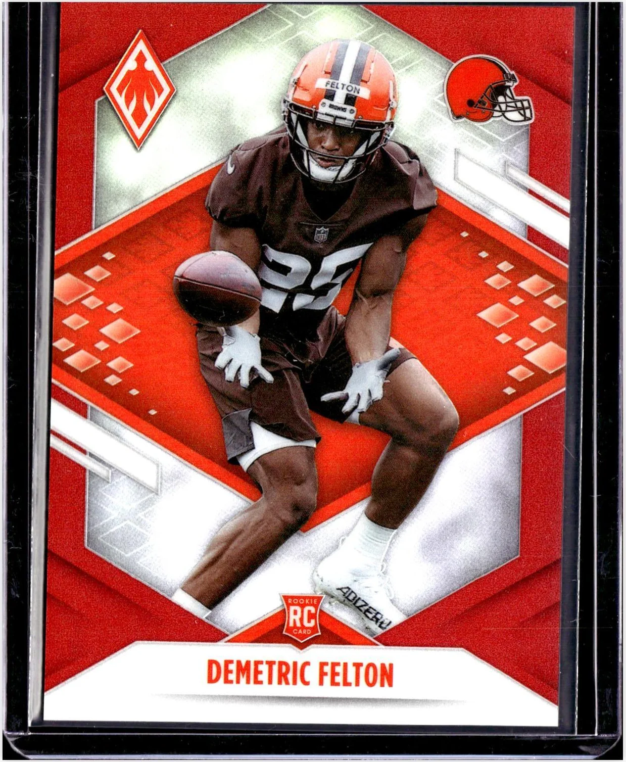 Demetric Felton 2021 Panini Phoenix #180 Red football rookie card - Front