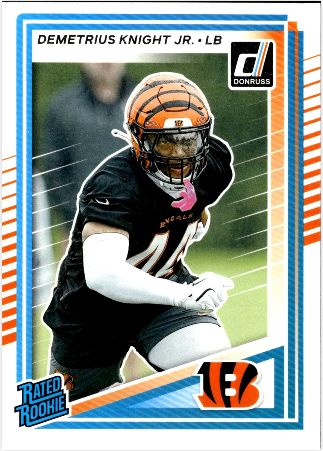 Demetrius Knight Jr. 2025 Donruss #385 football rookie card - Front