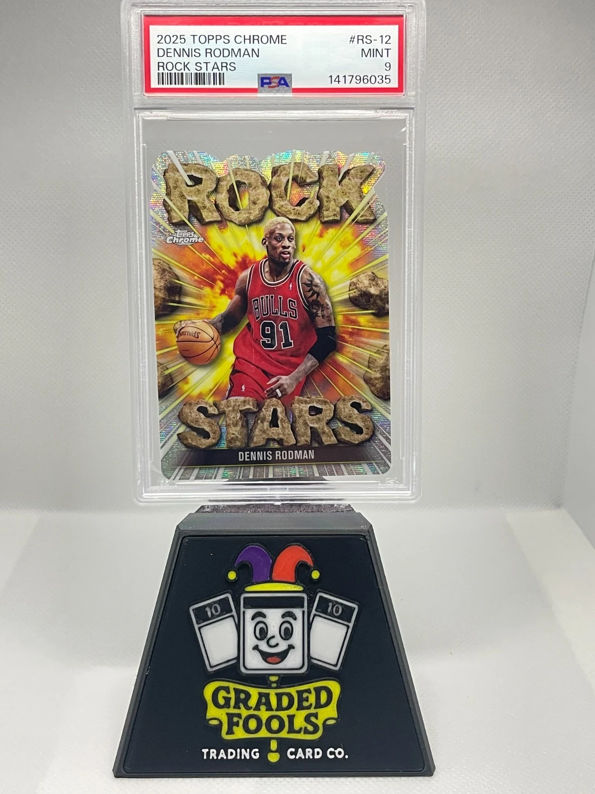 Dennis Rodman 2025-26 Topps Chrome card