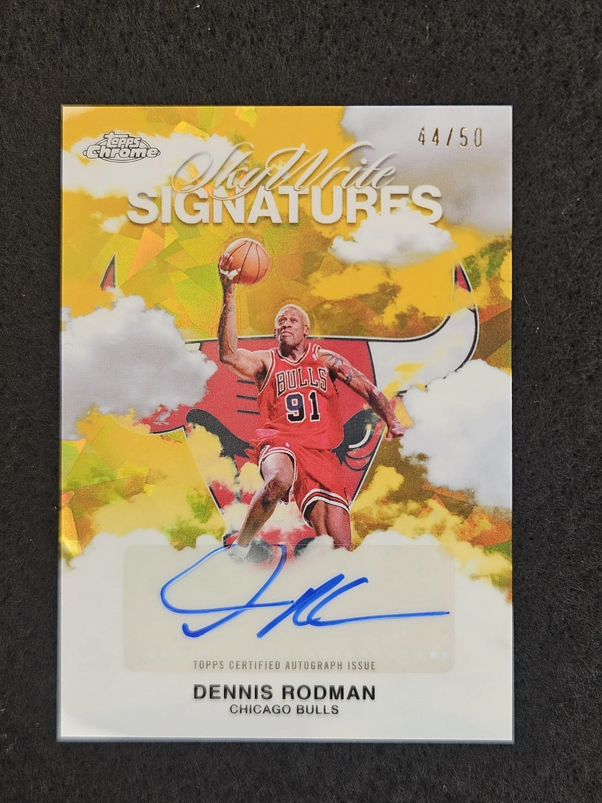Dennis Rodman 2025 Topps Chrome Basketball card