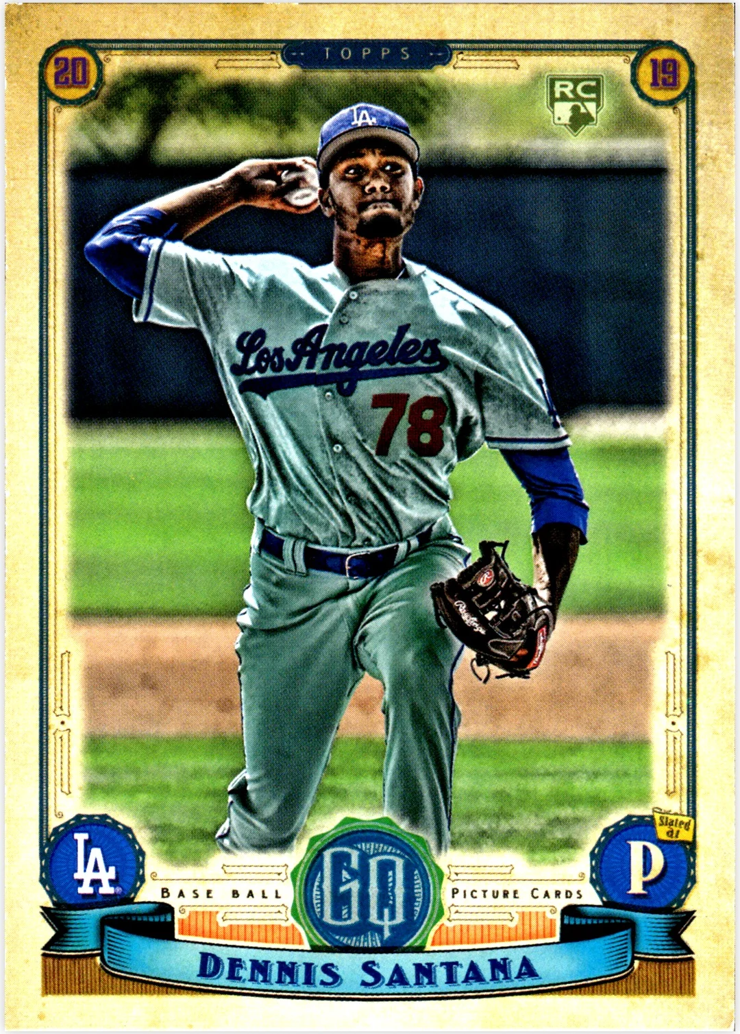 Dennis Santana 2019 Topps Gypsy Queen #159 baseball rookie card - Front