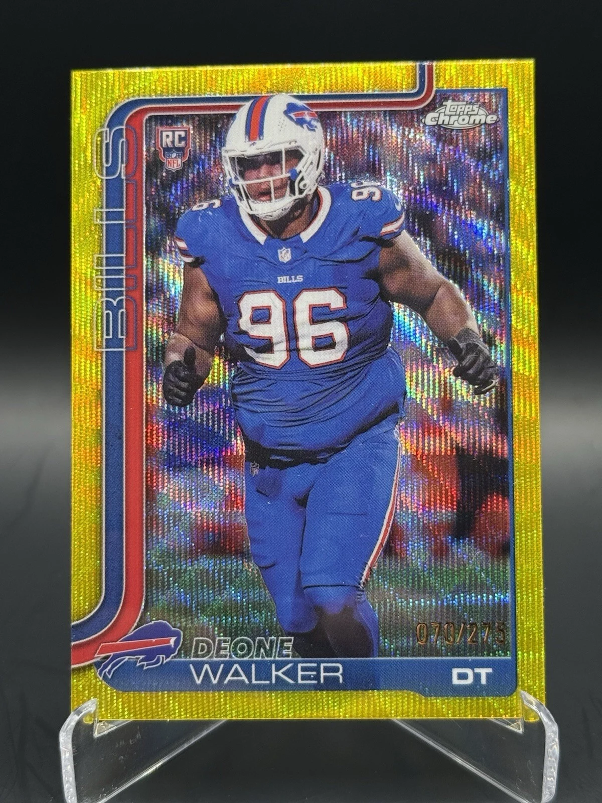 Deone Walker 2025 Topps Chrome Football card