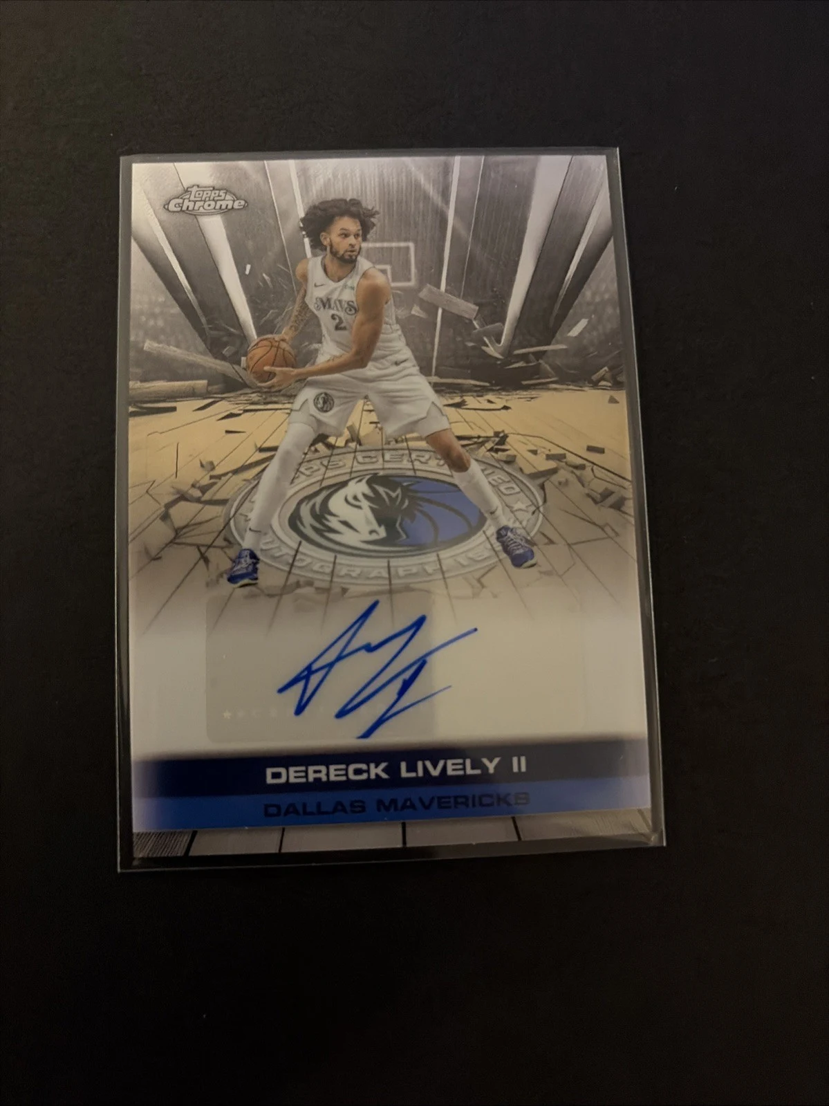 Dereck Lively II 2025-26 Topps Chrome card