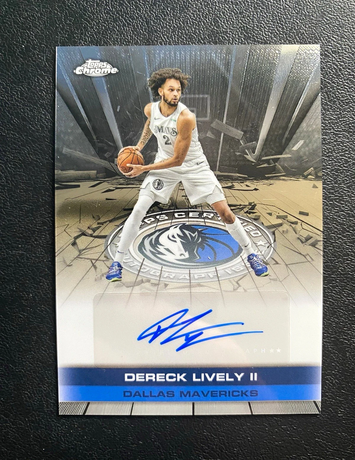 Dereck Lively II 2025 Topps Chrome Basketball card