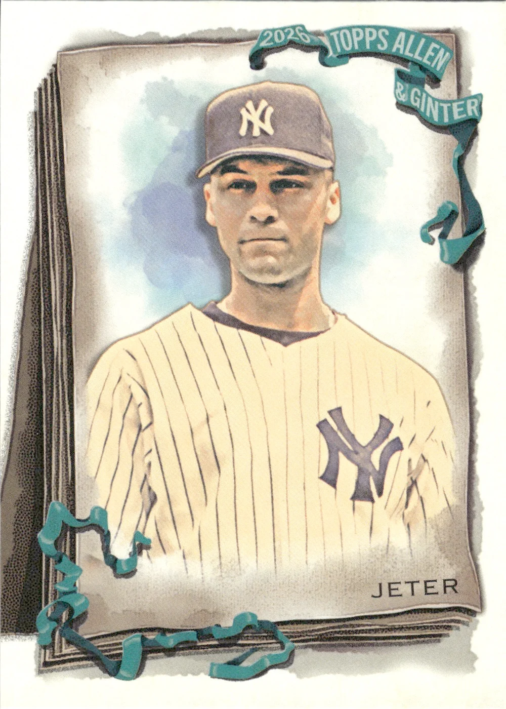 Derek Jeter #2 2026 Topps Allen & Ginter trading card - Front