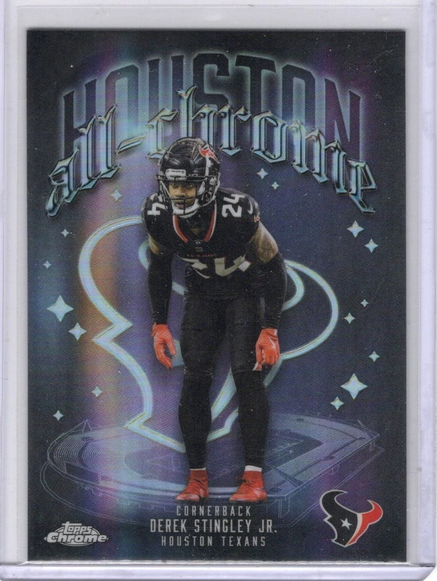 Derek Stingley Jr. 2025 Topps Chrome Football card