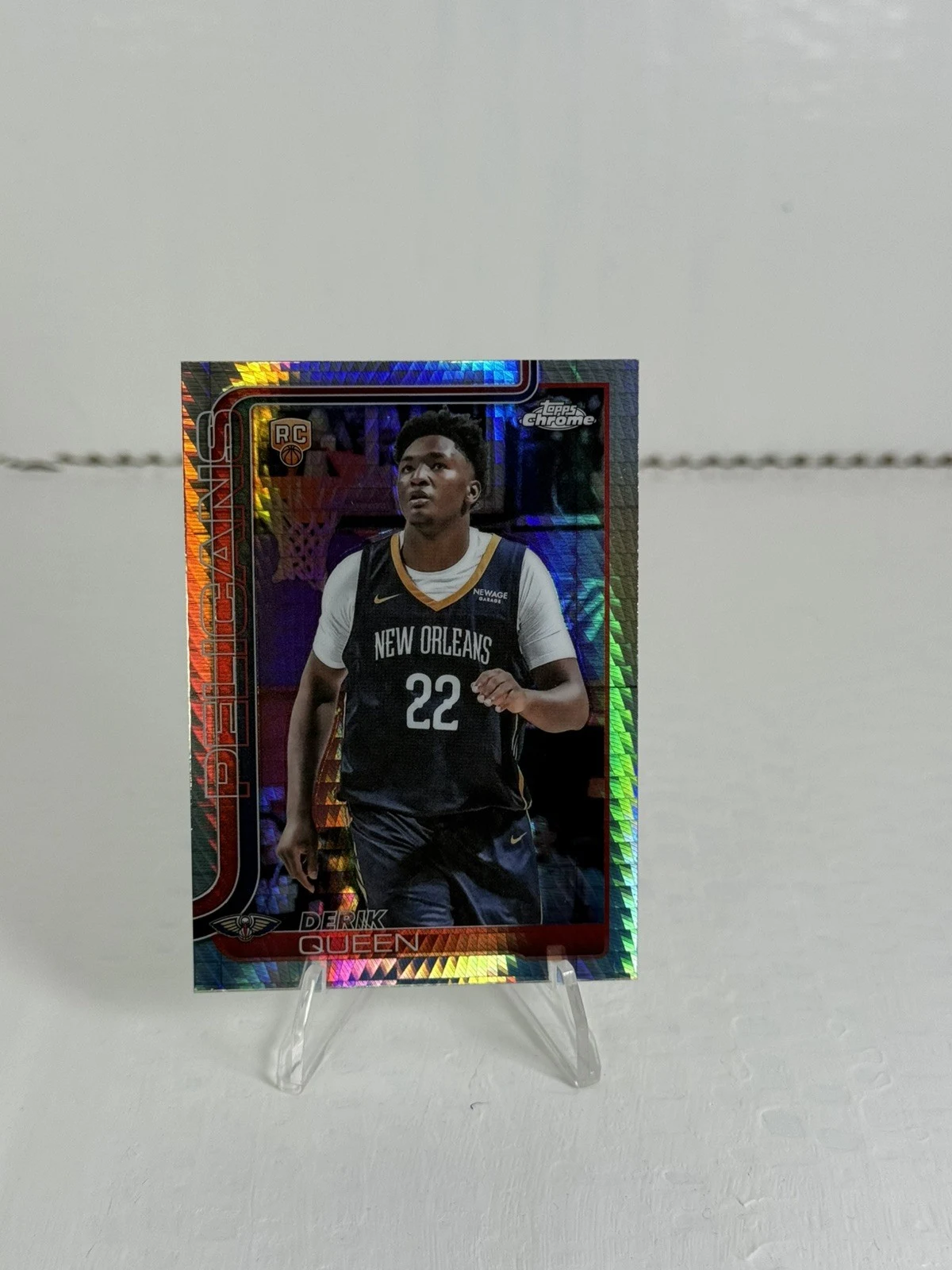 Derik Queen 2025-26 Topps Chrome card