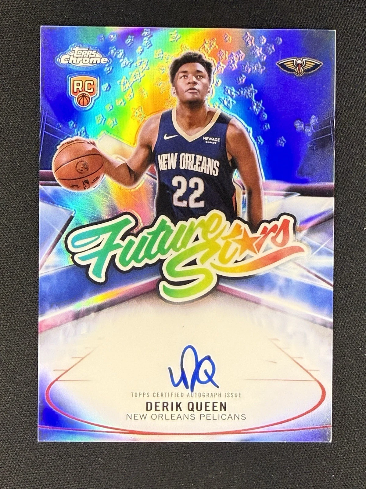 Derik Queen 2025-26 Topps Chrome card