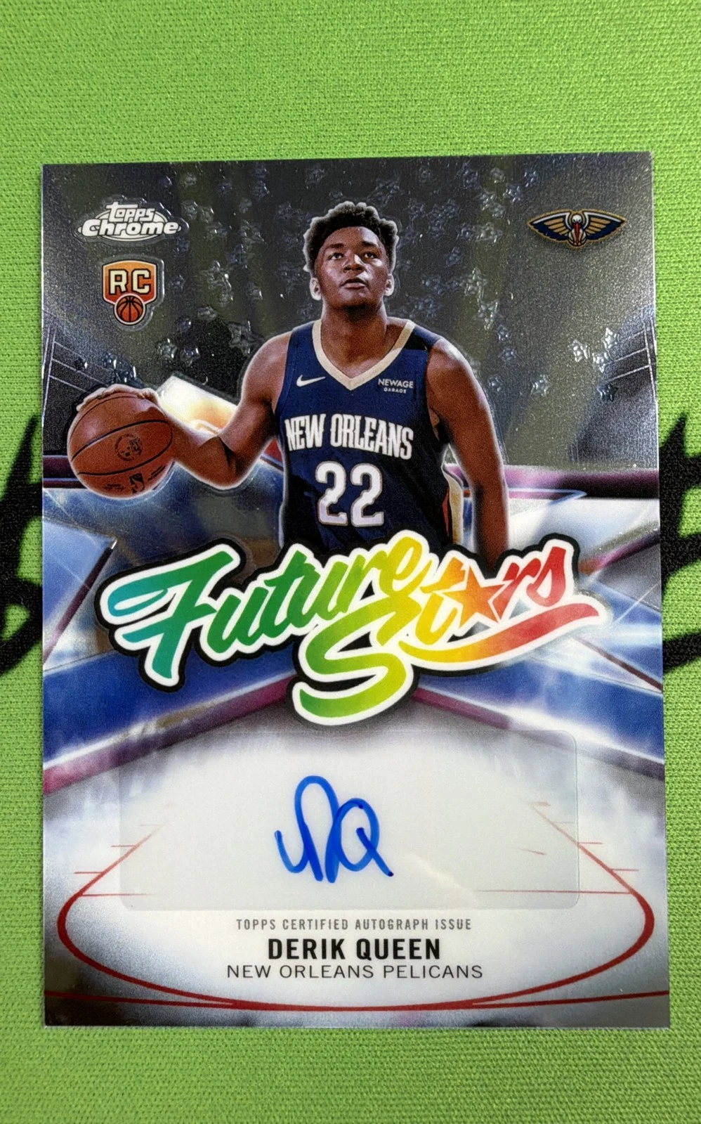 Derik Queen 2025 Topps Chrome Basketball card
