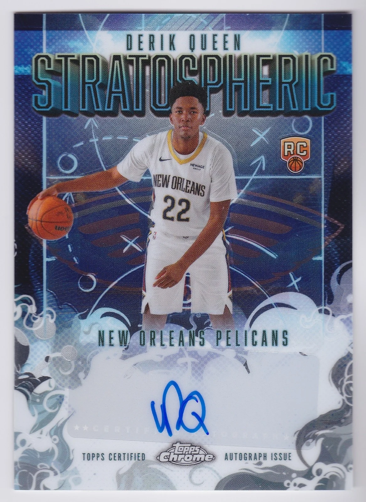 Derik Queen 2025-26 Topps Chrome card