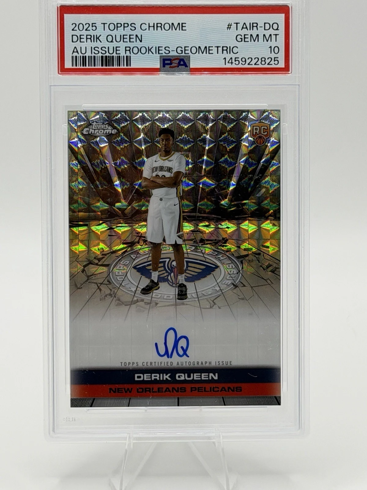 Derik Queen 2025-26 Topps Chrome card