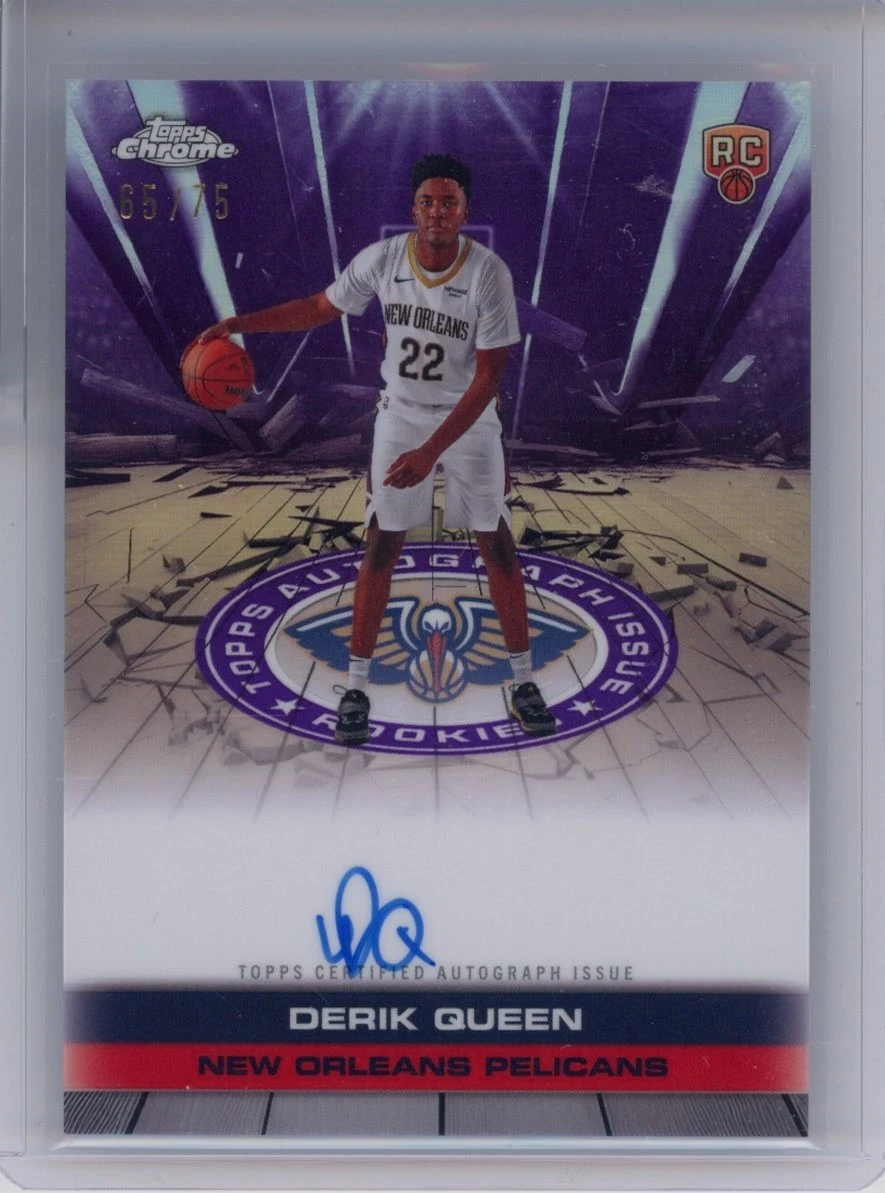 Derik Queen 2025 Topps Chrome Basketball card