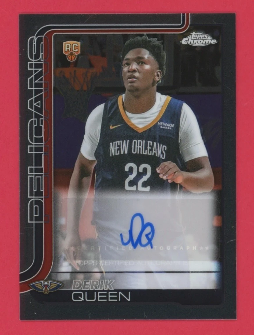 Derik Queen 2025-26 Topps Chrome card