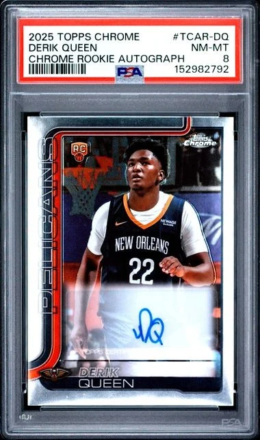 Derik Queen 2025 Topps Chrome Basketball card