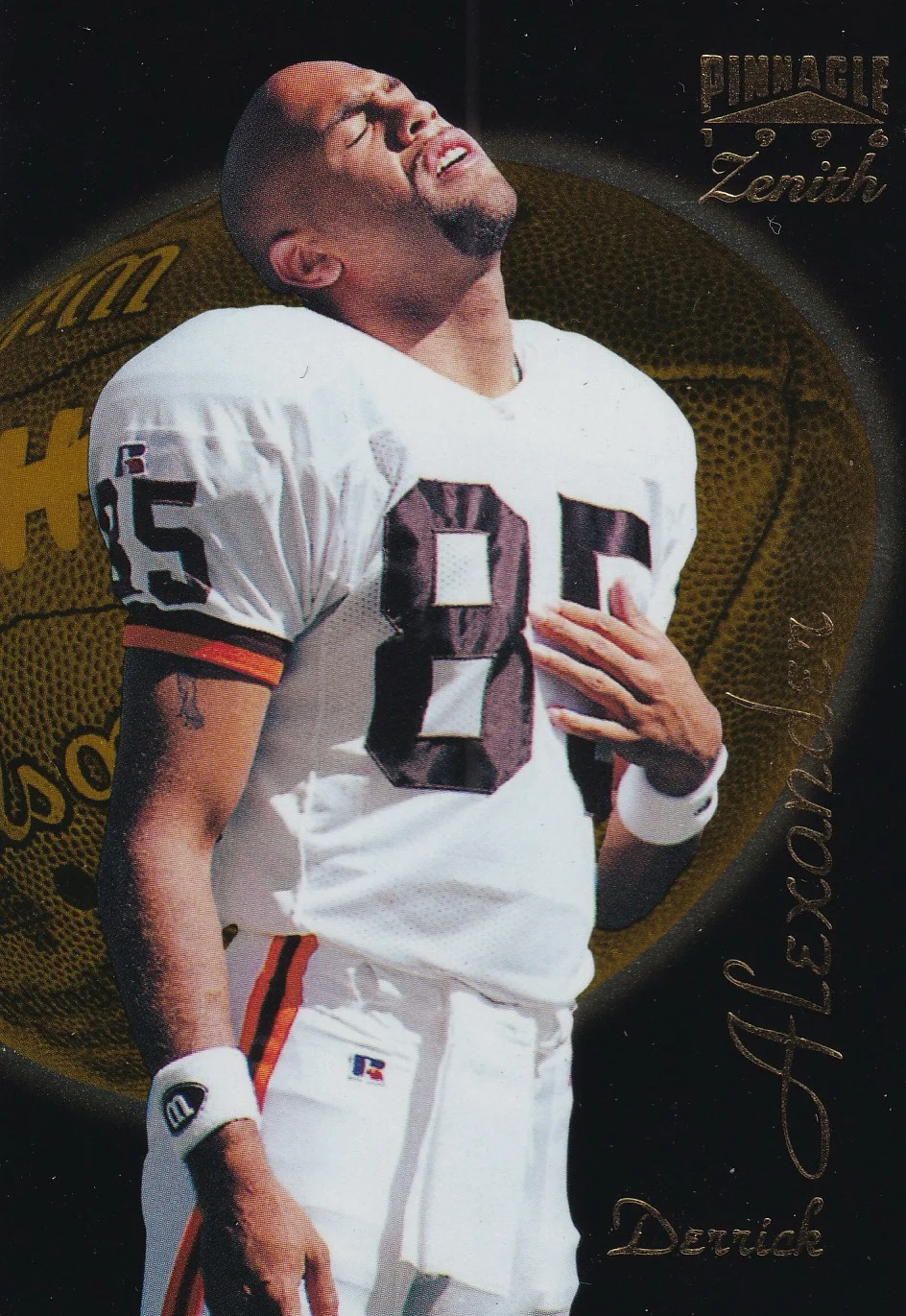 Derrick Alexander 1996 Zenith #Z-82 football card - Front