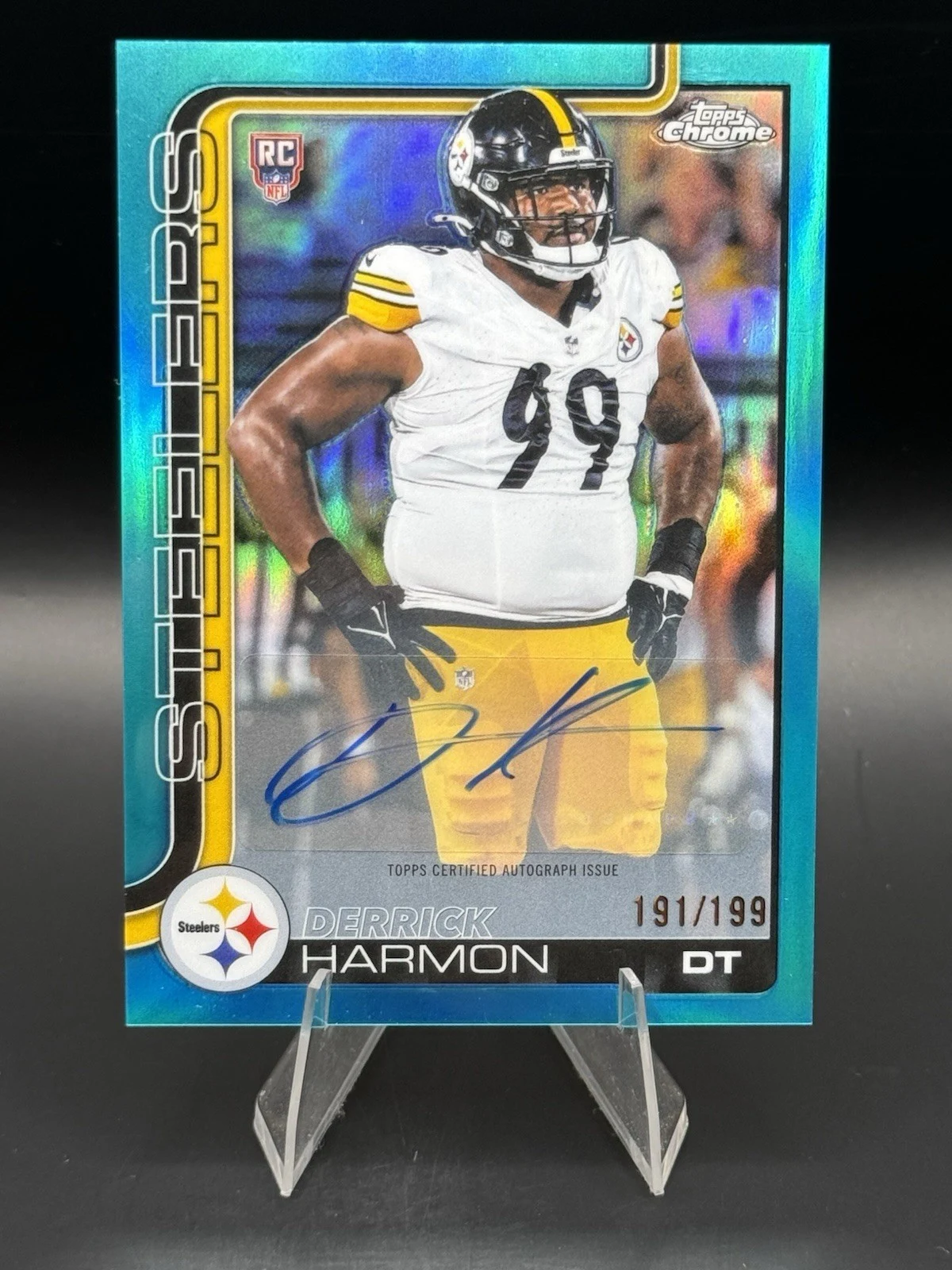 Derrick Harmon 2025 Topps Chrome Football card