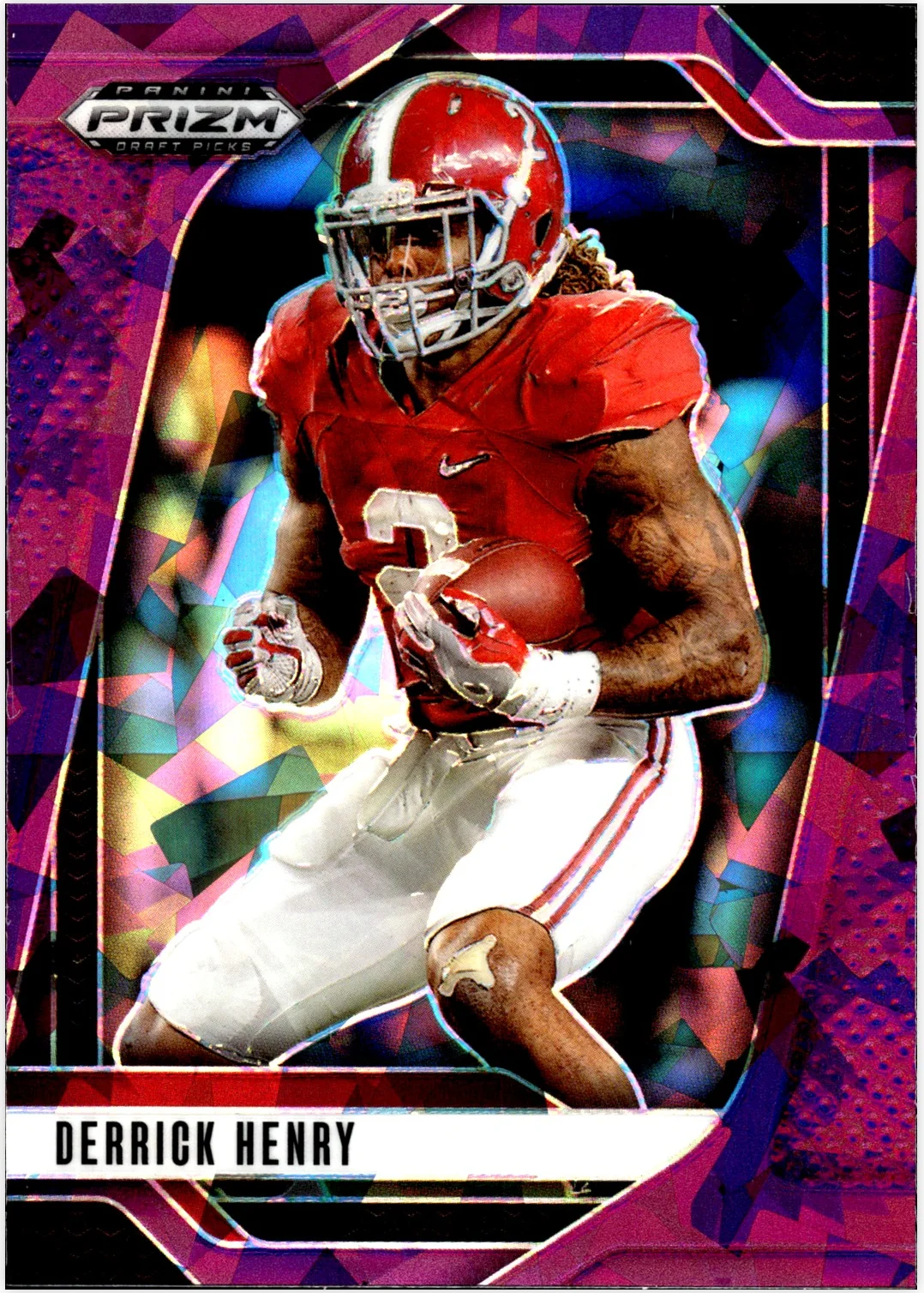 Derrick Henry 2025 Panini Prizm Draft Picks #171 Prizms Purple Ice football card - Front