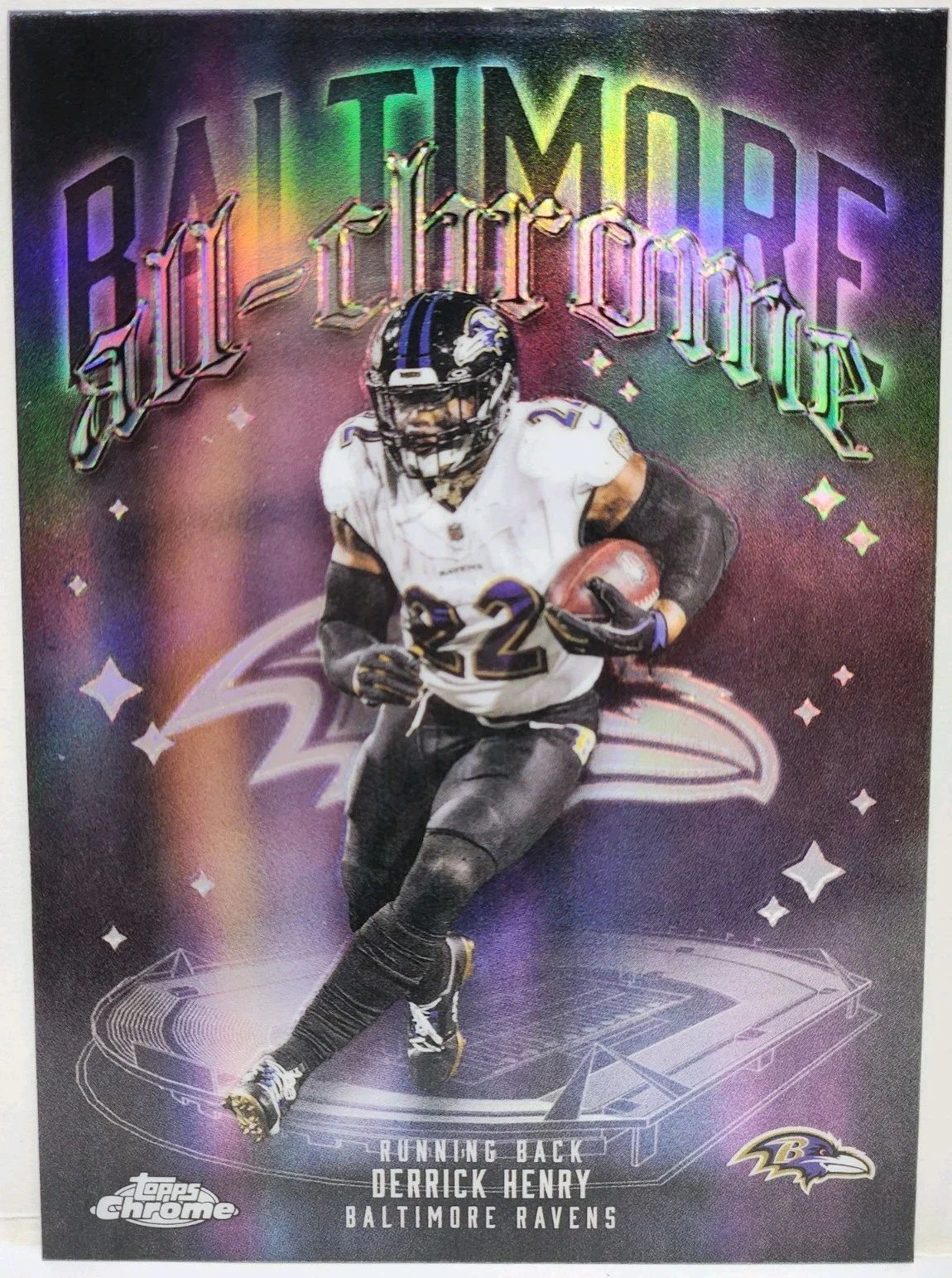 Derrick Henry 2025 Topps Chrome Football card
