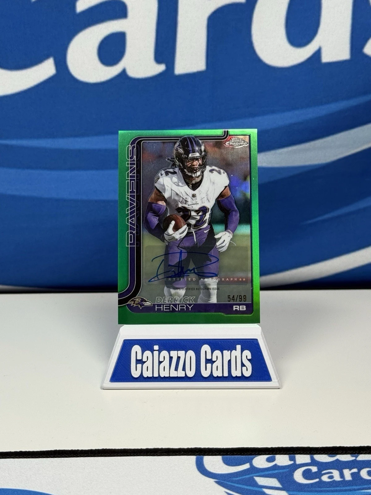 Derrick Henry 2025 Topps Chrome Football card