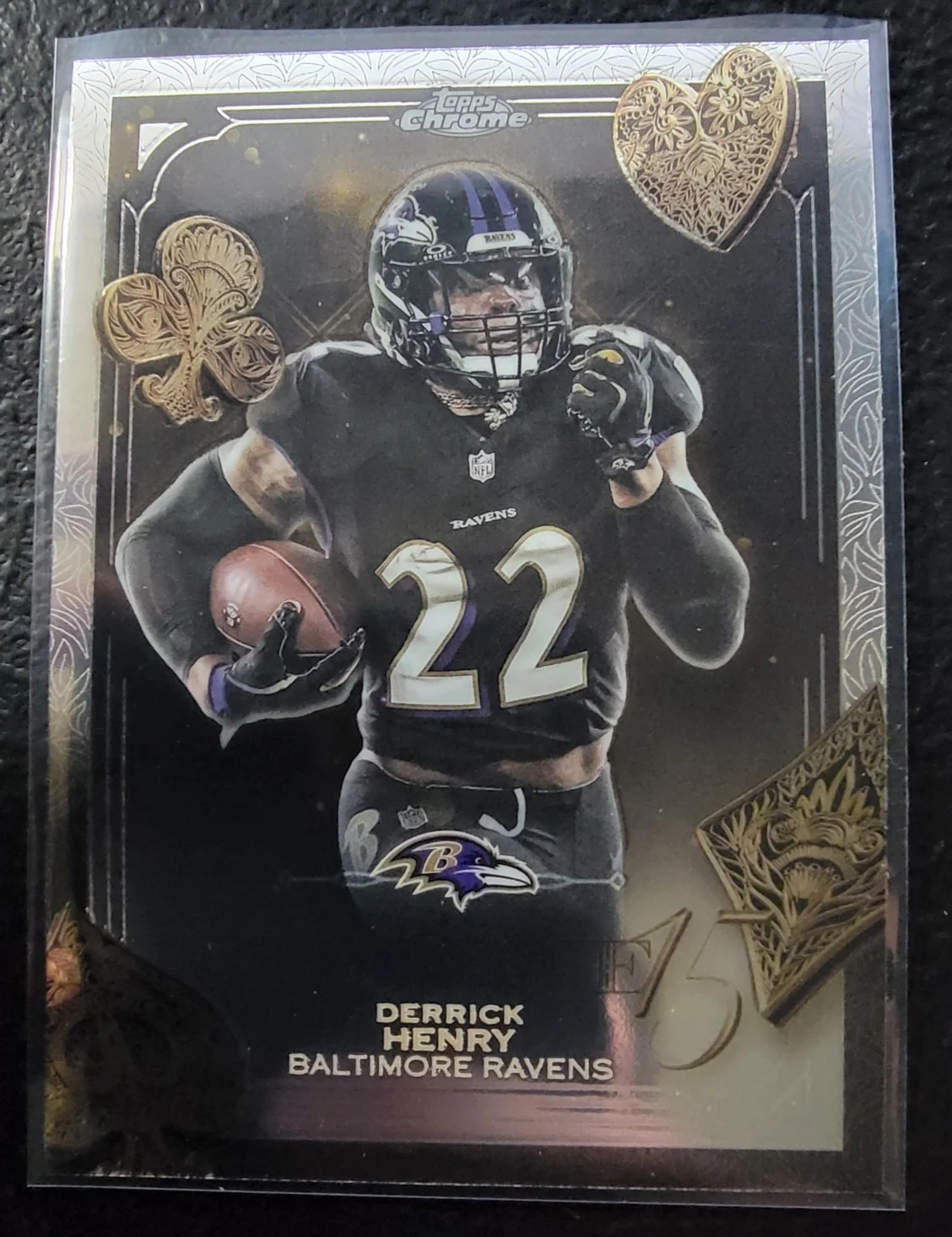 Derrick Henry 2025 Topps Chrome Football card