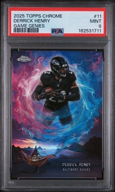 Derrick Henry 2025 Topps Chrome Football card