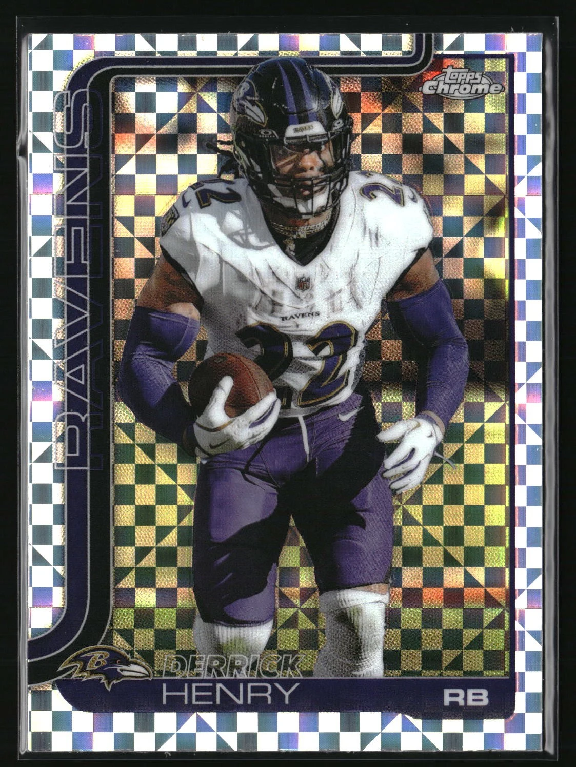 Derrick Henry 2025 Topps Chrome Football card