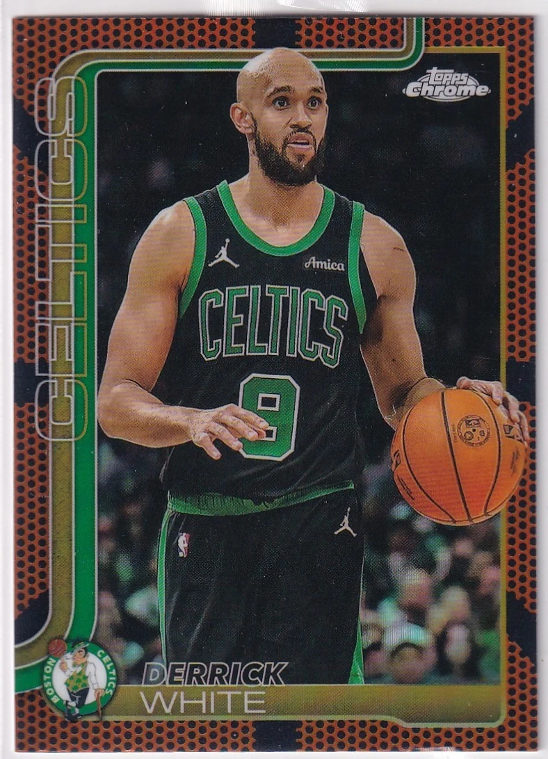 Derrick White 2025-26 Topps Chrome card