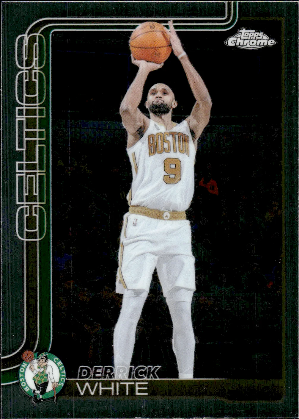 Derrick White #40 2025 Topps Chrome Update Basketball basketball card - Front