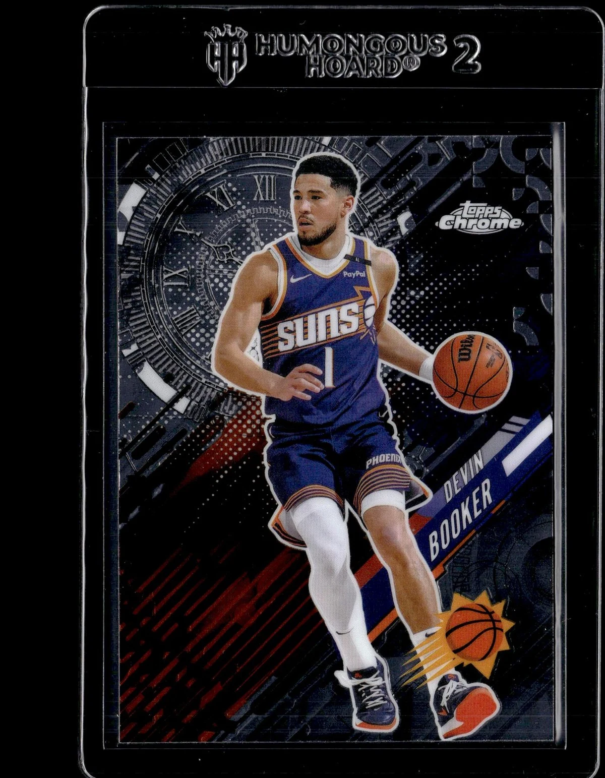 Devin Booker 2025-26 Topps Chrome card